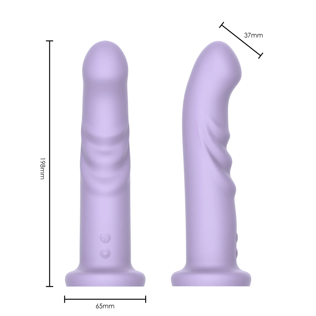 Amethyst Storm Purple Realistic Dildo - Wholesale B2B Supplier